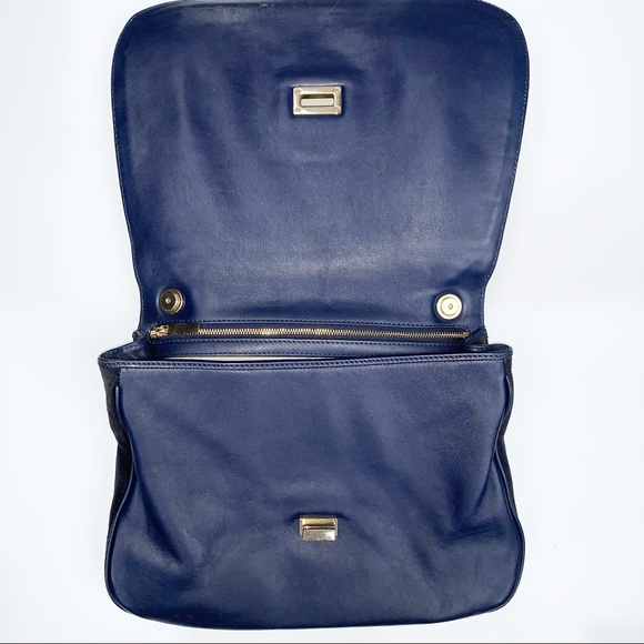 Tory Burch Hannah Shoulder Bag Blue - Picture 10 of 16